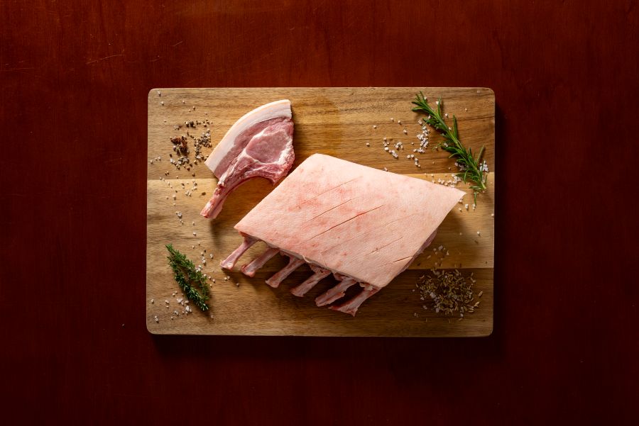 Cull Rack Rystin Hill Farm | Pork Cutlet Rack – The Pork Hut, Tasmania